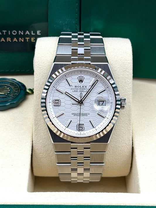 Luxury Silver Datejust Automatic Watch with Fluted Bezel & Jubilee Bracelet