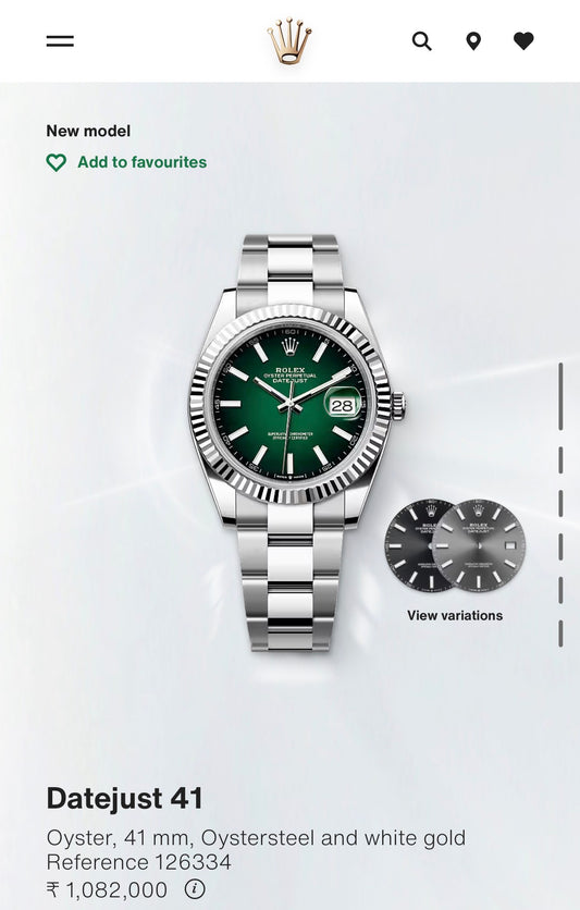 Luxury Green Datejust Automatic Watch with Jubilee Bracelet & Fluted Bezel