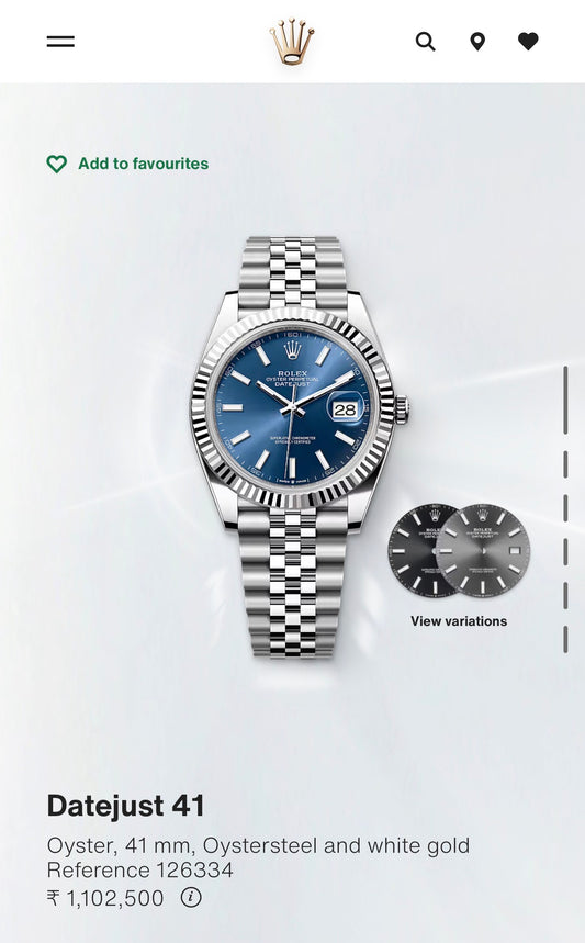Luxury Blue Datejust Automatic Watch with Jubilee Bracelet & Fluted Bezel