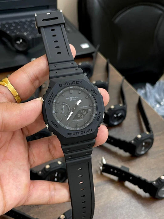 Casio G-SHOCK GA-2100 All Black Analog-Digital Watch
