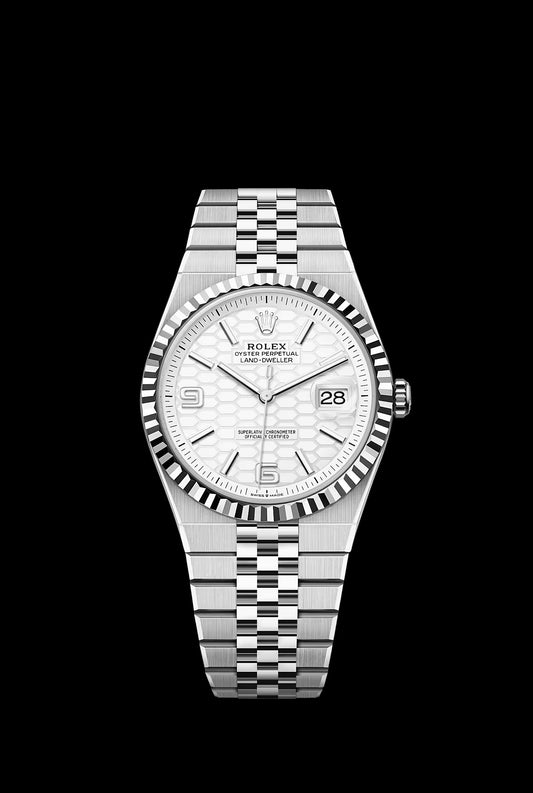 Luxury Silver Datejust Automatic Watch with Fluted Bezel & Jubilee Bracelet