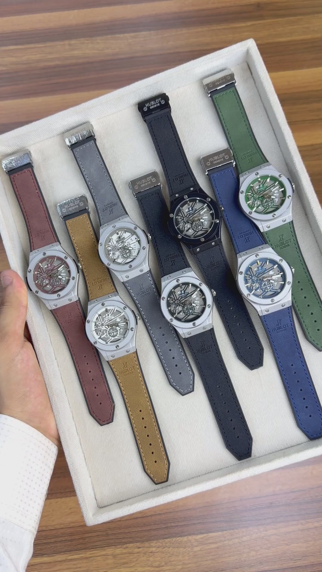 HUOT Big Bang Skeleton Dial Luxury Watch for Men Grey Analog  watch